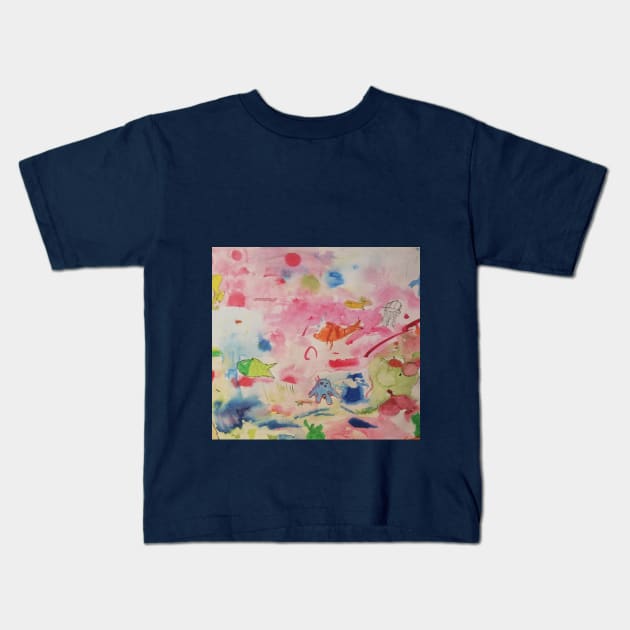 Fishes Kids T-Shirt by TATJANA